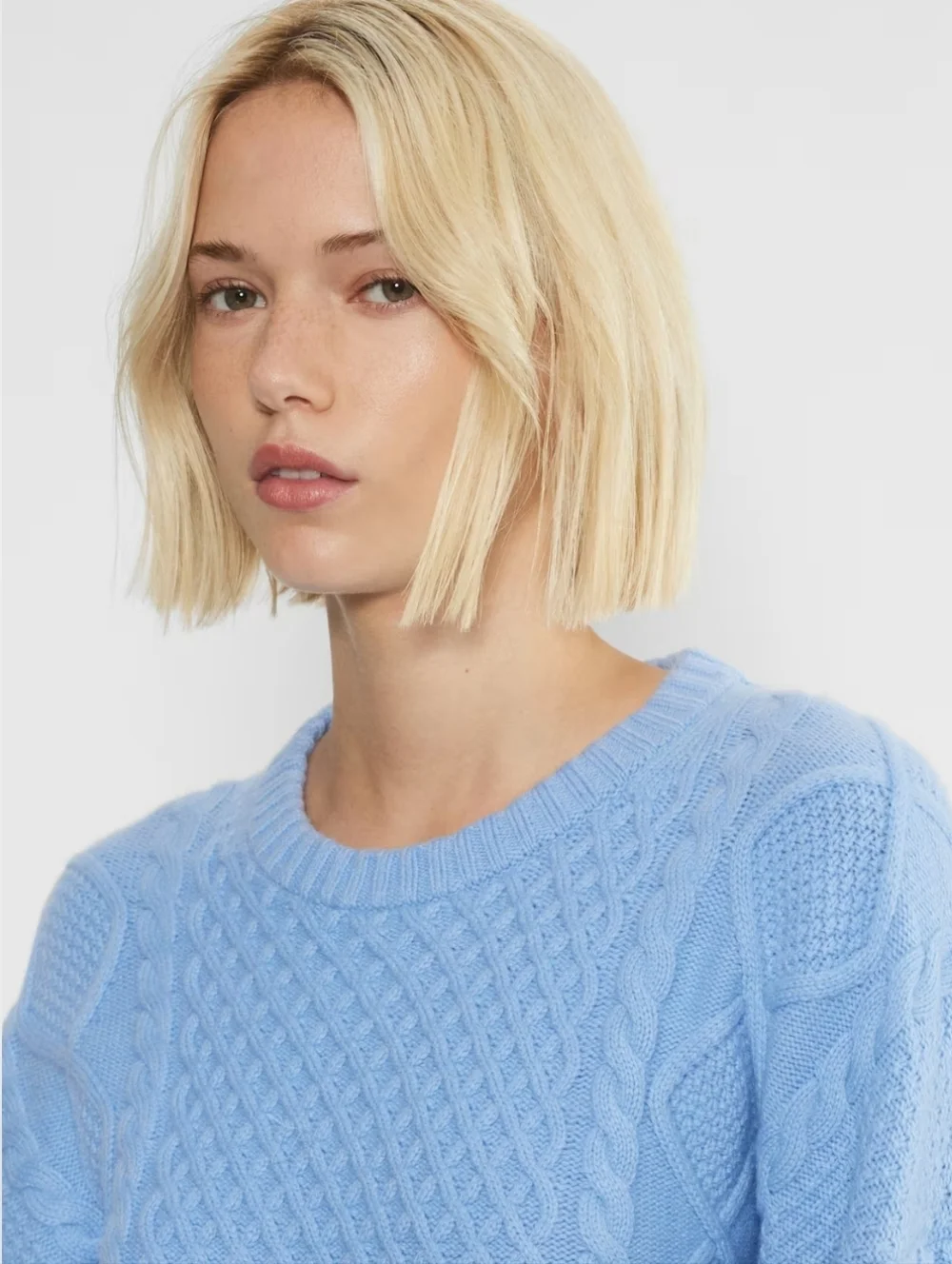 NWT Aritzia Sunday Best Wool Blend Cropped Chunky Peggy Sweater, S - Picture 4 of 12